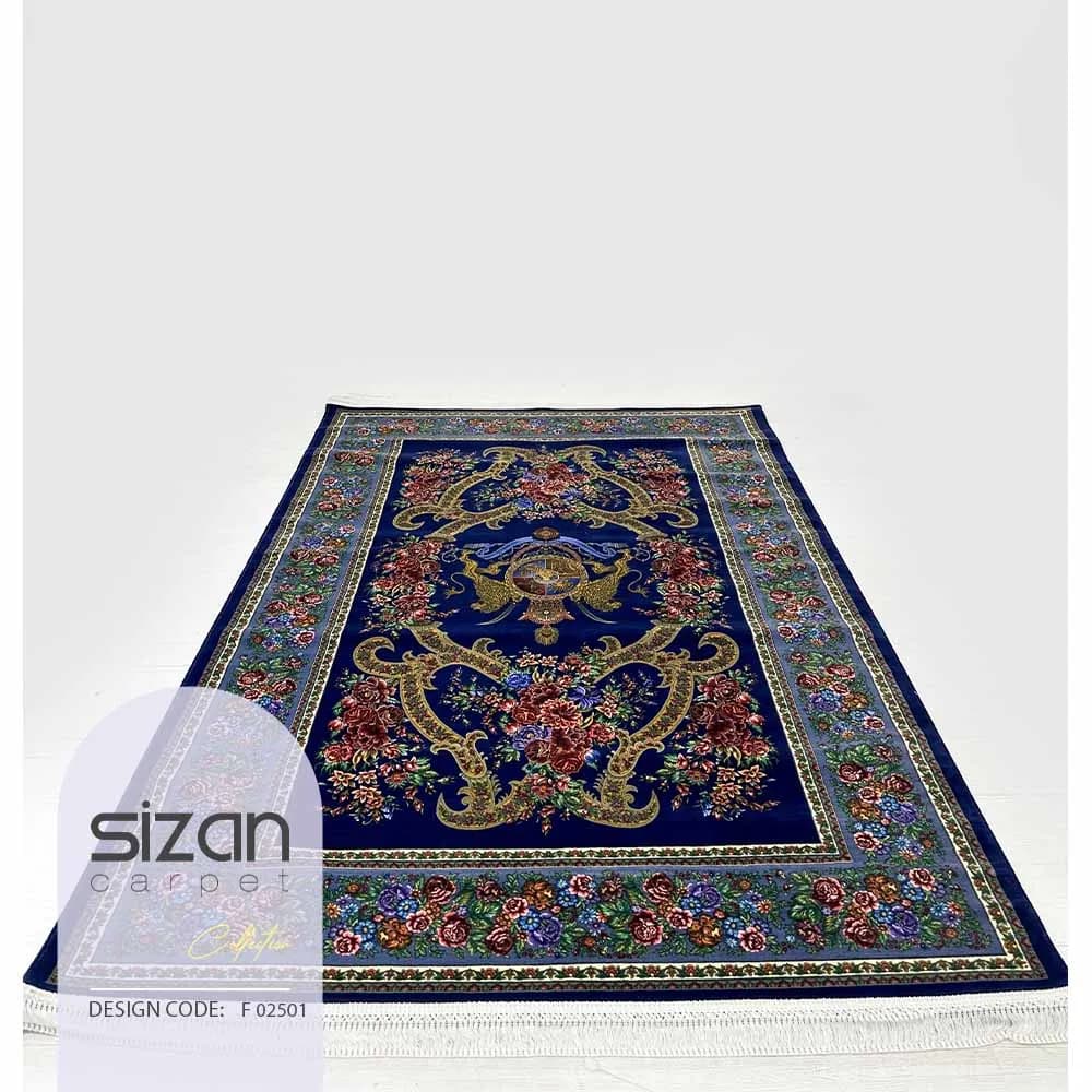 فرش ماشینی سیزان کد F 02501 سایز 4 متری — تصویر ۲