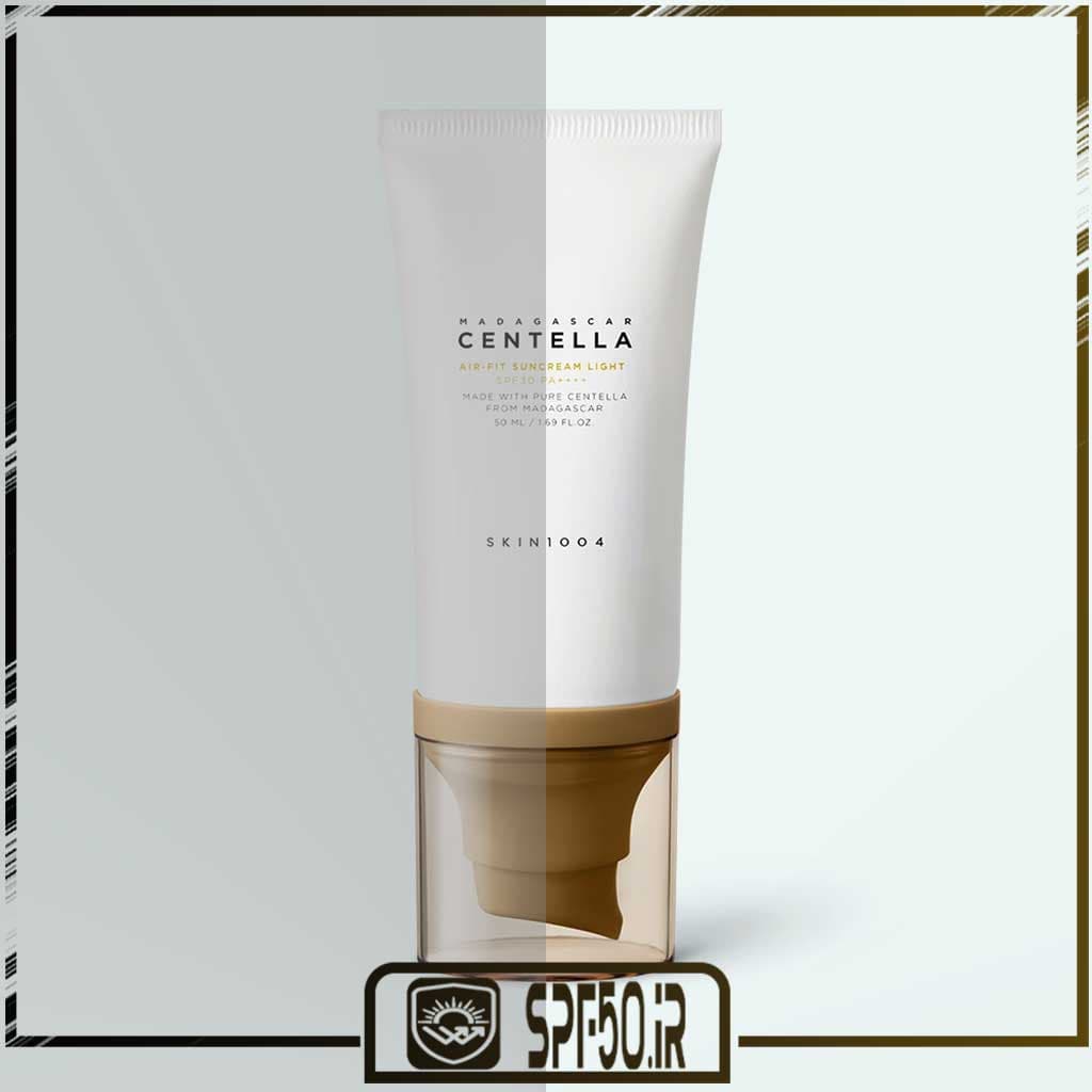 ضد آفتاب فیزیکی AIRFIT سنتلا با spf30 اسکین 1004 — تصویر ۲