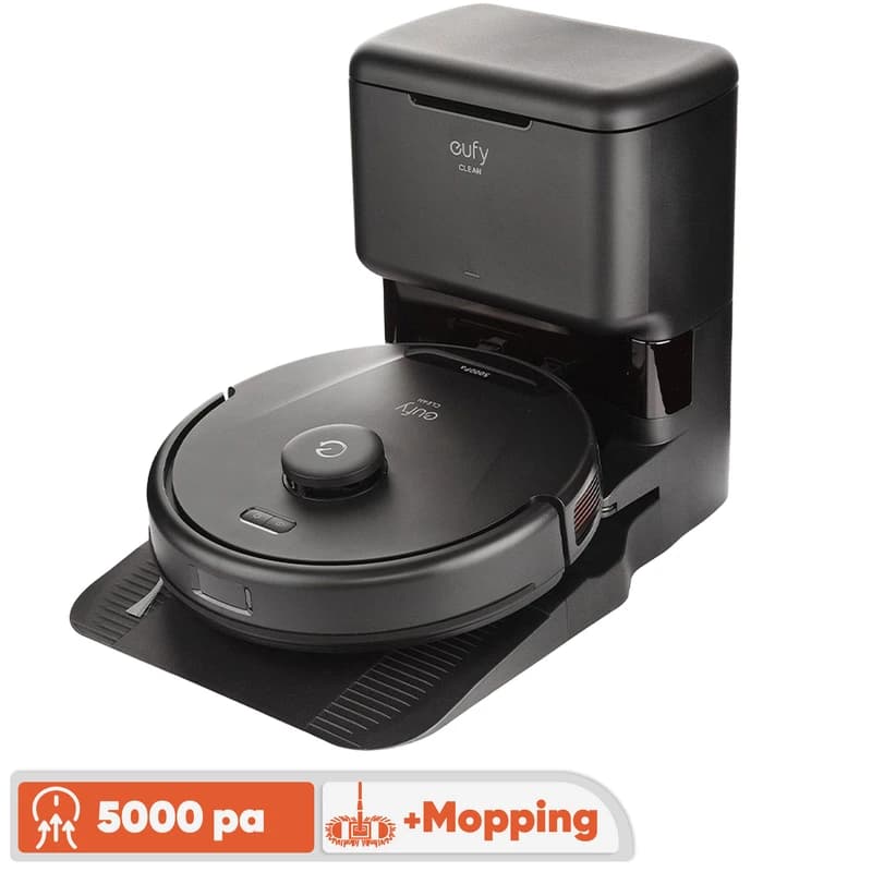 جارو رباتیک انکر یوفی مدل L60 Hybrid | ایستگاه تخلیه خودکار و مکش 5000 پاسکال — تصویر ۳