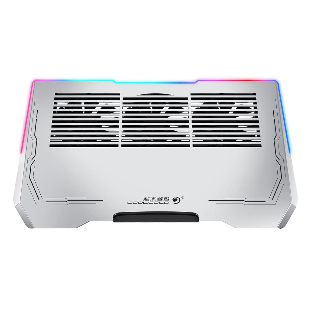 پایه خنک کننده لپتاپ پرودو گیمینگ مدل PDXF117 | تنظیم زاویه، 3 فن و نور های RGB