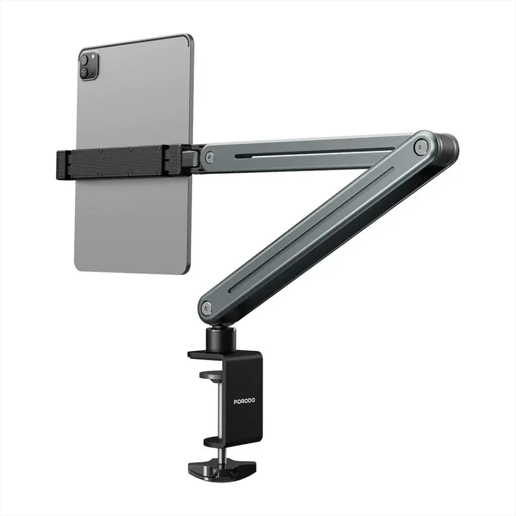 پایه نگهدارنده موبایل و تبلت پرودو مدل Multi Joint PDHSM22GY | بازوی چند مفصلی آلومینیومی — تصویر ۲