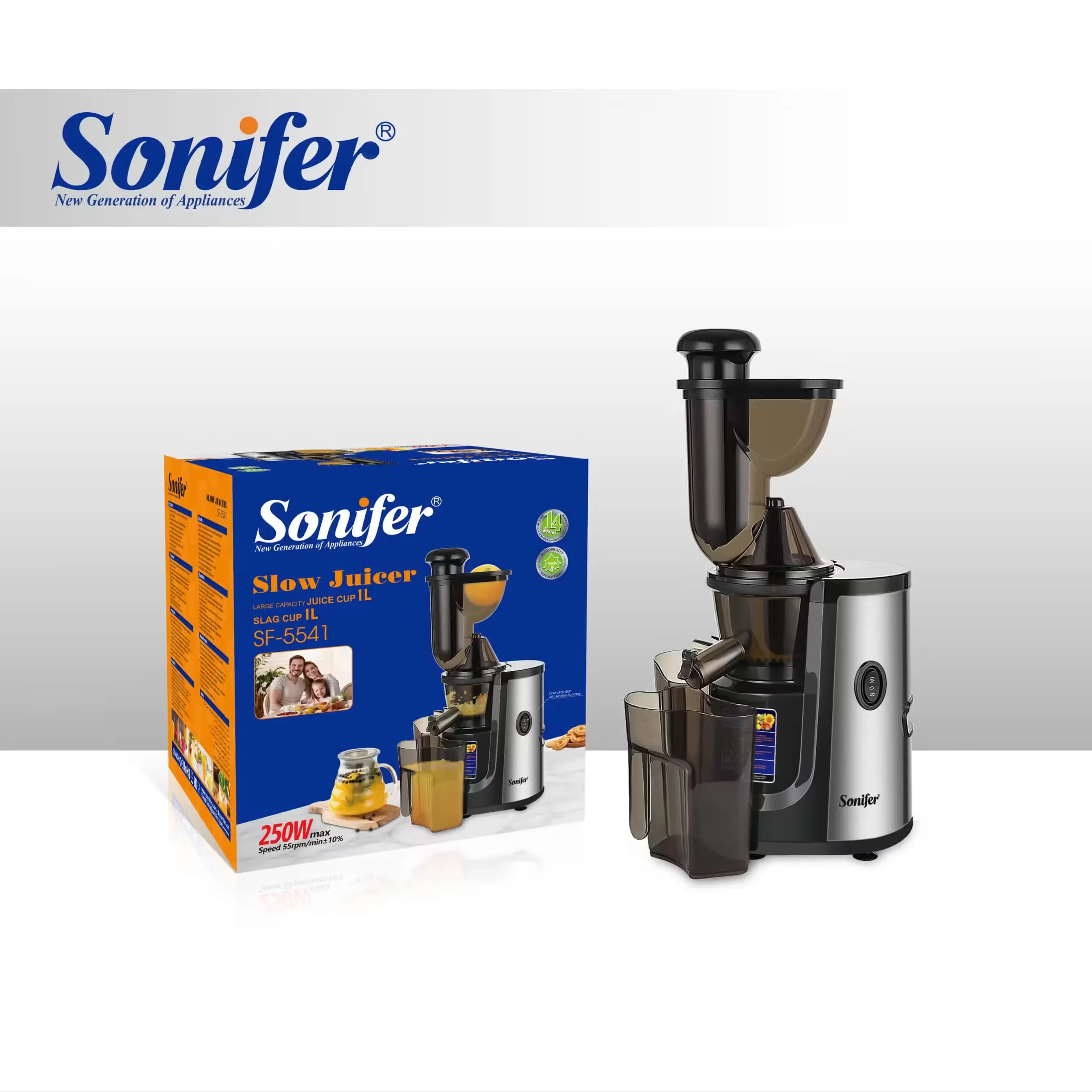 آبمیوه گیری و عصاره گیر سونیفر مدل SF-5541 — تصویر ۲