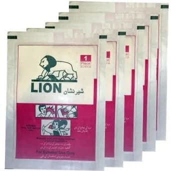 چسب ضد درد شیر نشان اصل تسکین دهنده عضلات — تصویر ۳
