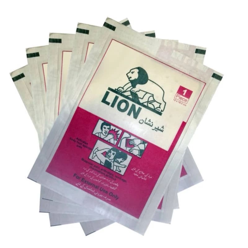 چسب ضد درد شیر نشان اصل تسکین دهنده عضلات — تصویر ۵