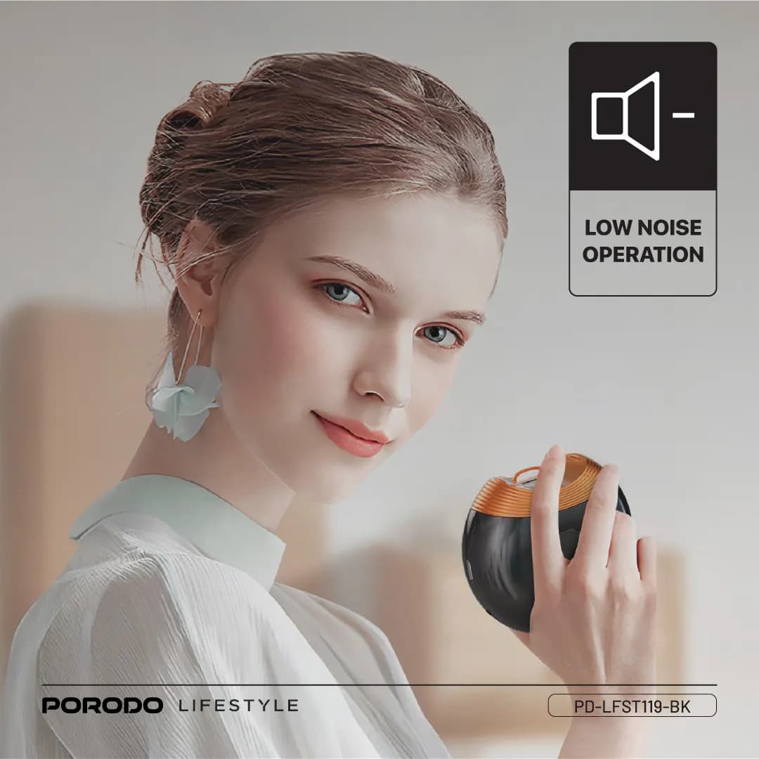 ست ناخن گیر برقی پرودو Porodo All in one Nail Trimmer Set PDLFST119 دستگاه سوهان و پولیش ناخن شارژی — تصویر ۶