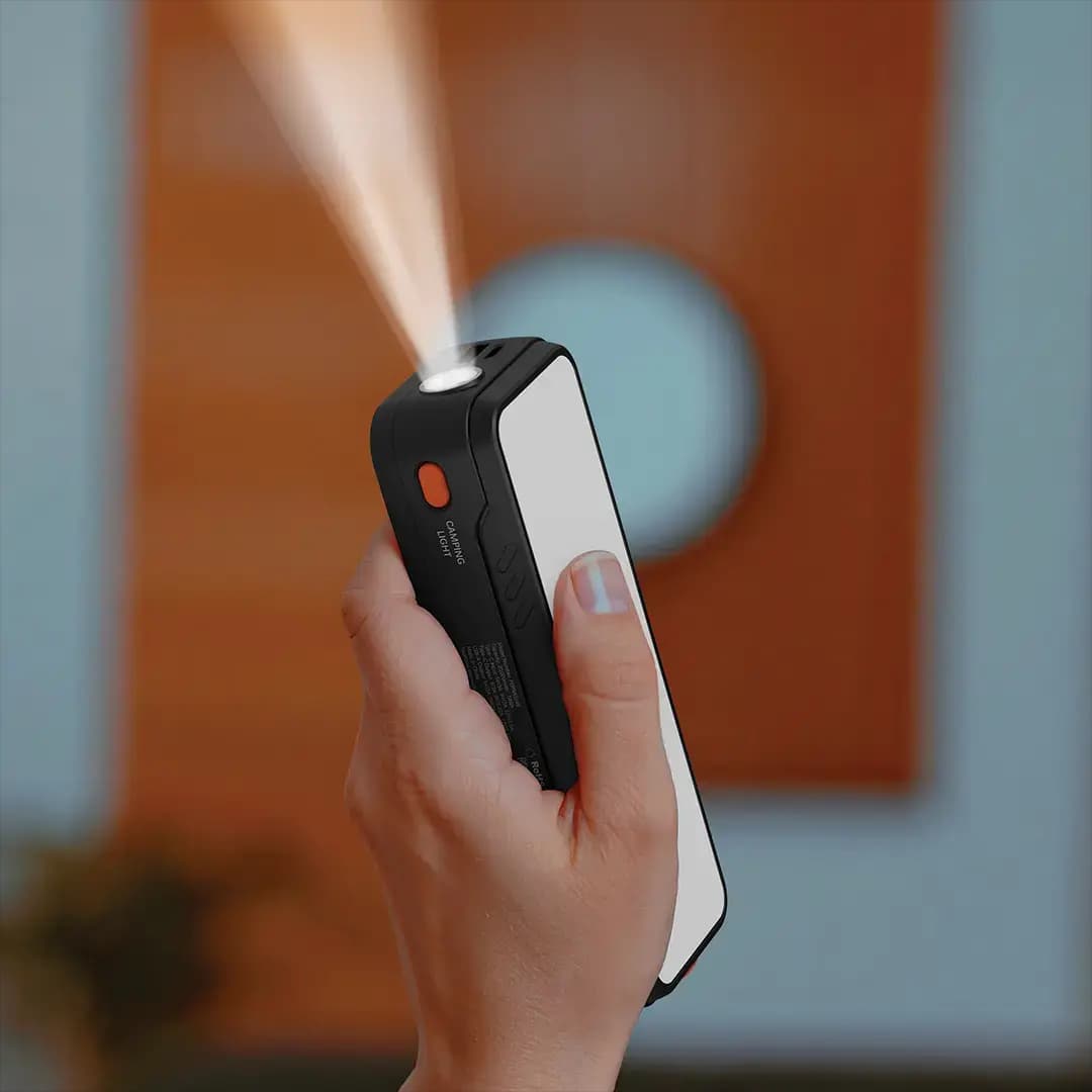 پاوربانک خورشیدی پرودو مدل Solar Powered 20000mAh Power Bank PDPBAS149BK | شارژ سریع 22.5 وات — تصویر ۴