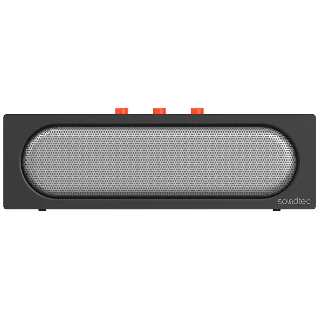 اسپیکر بلوتوثی پرودو مدل Soundtec Vibe Bar PDWBT512BK | استریو 10 وات با بلوتوث 5.4