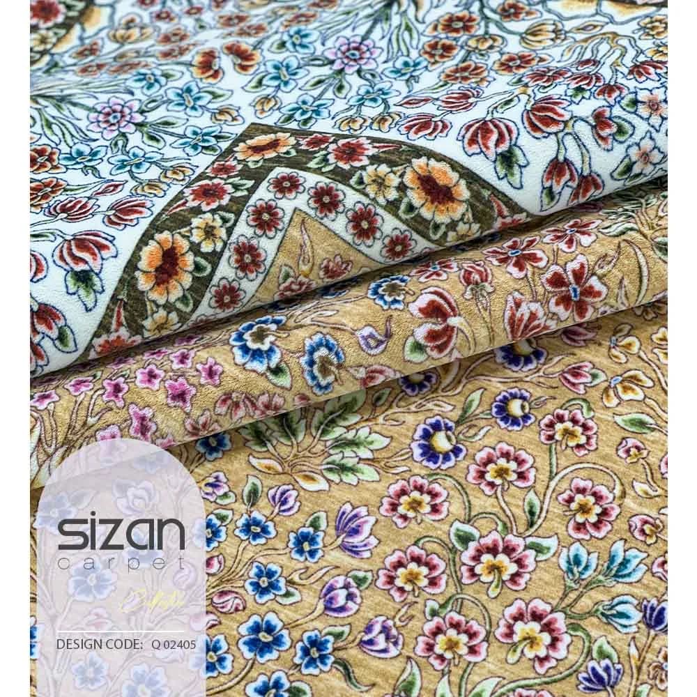 فرش ماشینی سیزان کد Q 02405 سایز 6 متری — تصویر ۳