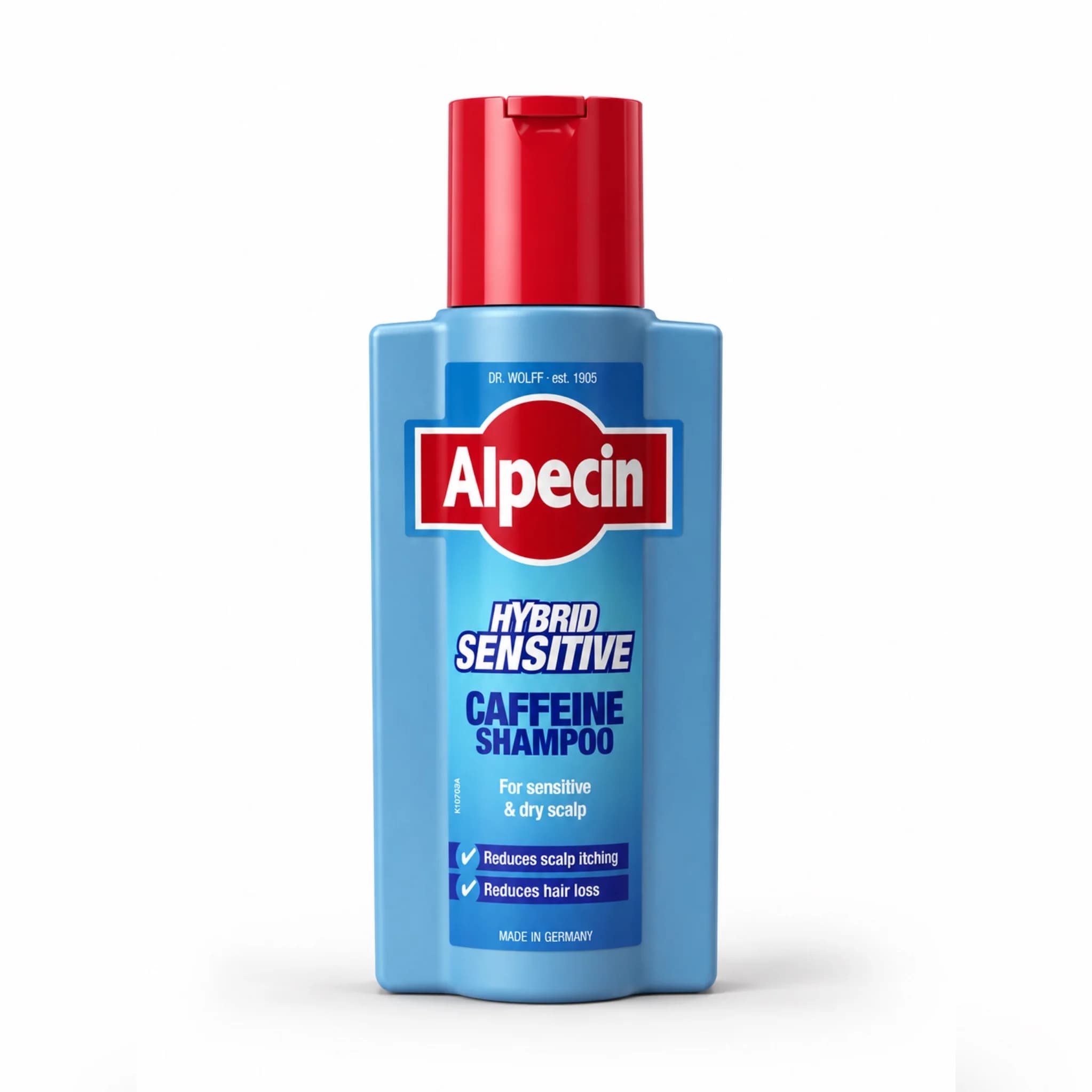 شامپو ضد ریزش و آبرسان آلپسین Alpecin مدل هیبرید کافئین Hybrid Caffeine حجم 250 میل — تصویر ۲