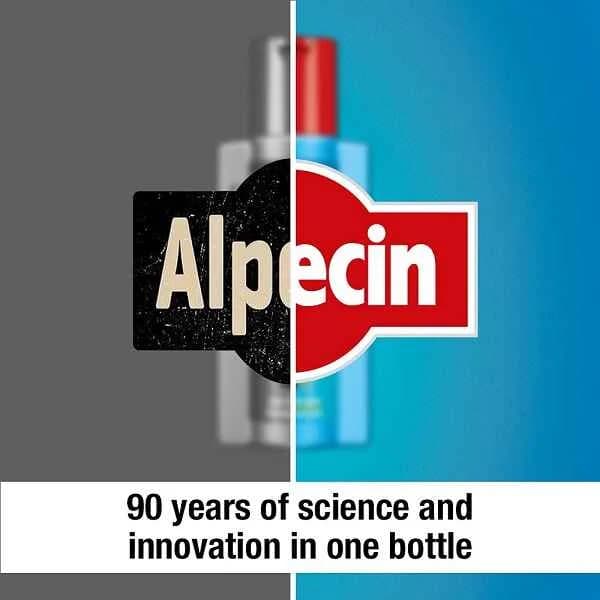 شامپو ضد ریزش و آبرسان آلپسین Alpecin مدل هیبرید کافئین Hybrid Caffeine حجم 250 میل — تصویر ۴