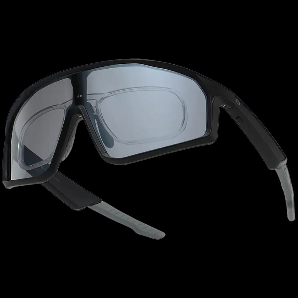 عینک هوشمند پاورولوژی مدل Powerology Rivox Smart Glasses PWDM82806GY | عینک بلوتوثی با محافظ UV400