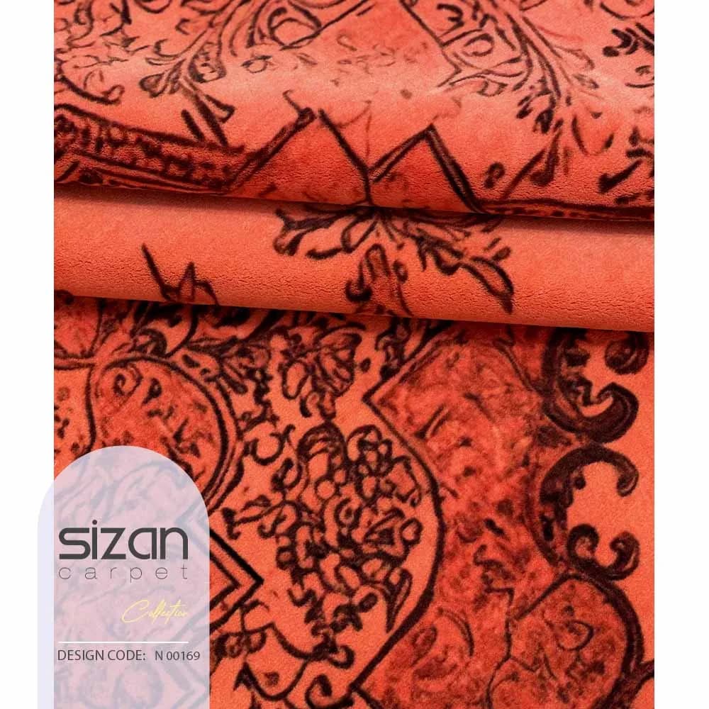 فرش ماشینی سیزان کد N 00169 سایز 6 متری — تصویر ۳