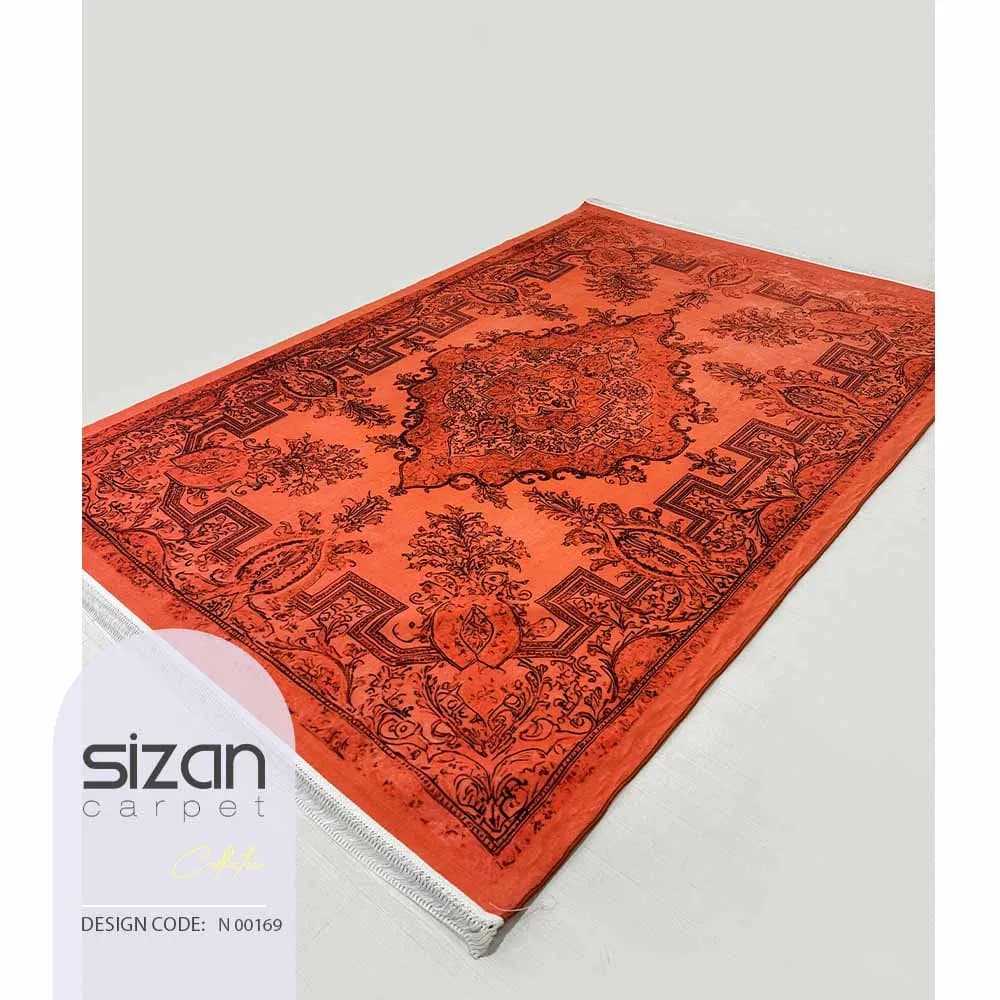 فرش ماشینی سیزان کد N 00169 سایز 6 متری
