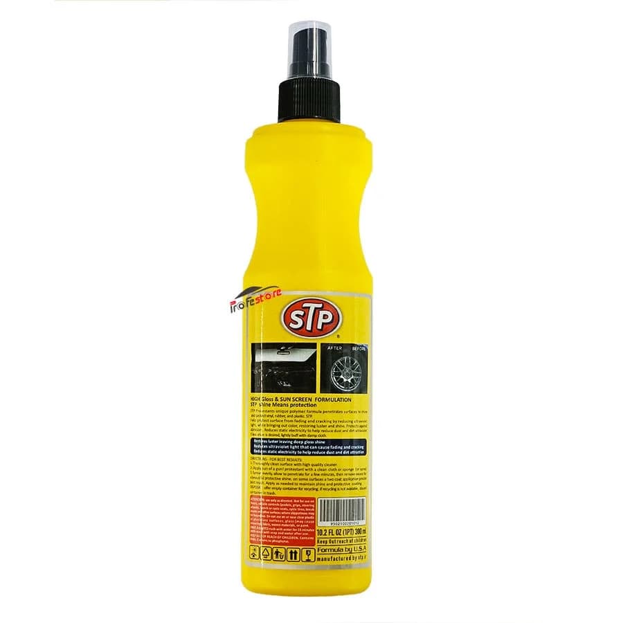 اسپری واکس دو کاره stp مدل Fast Wax حجم 300 میلی لیتر — تصویر ۲