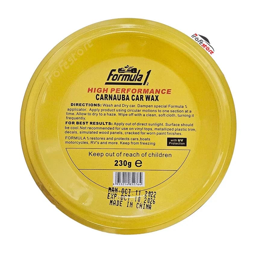 واکس خودرو فرمول وان مدل Carnauba وزن 230 گرم — تصویر ۲