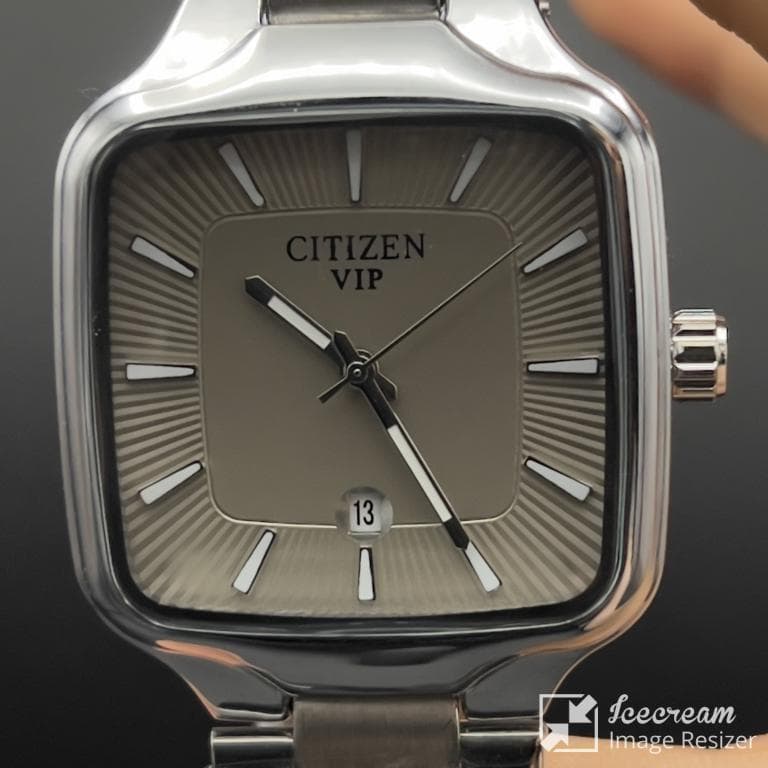ساعت مردانه سیتیزن وی ای پی لاکچری صفحه طوسی CITIZEN VIP — تصویر ۴