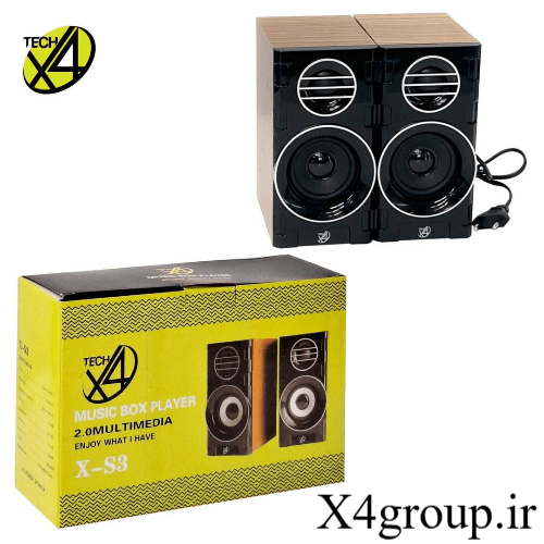 اسپیکر دو تیکه X4TECH مدل X-S3