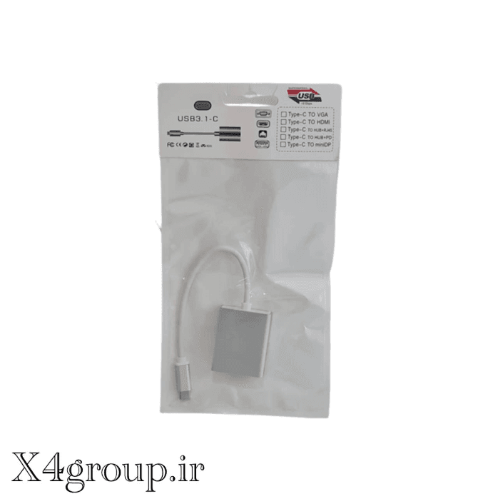 تبدیل usb-c به hdmi مدل X4-TECH — تصویر ۲