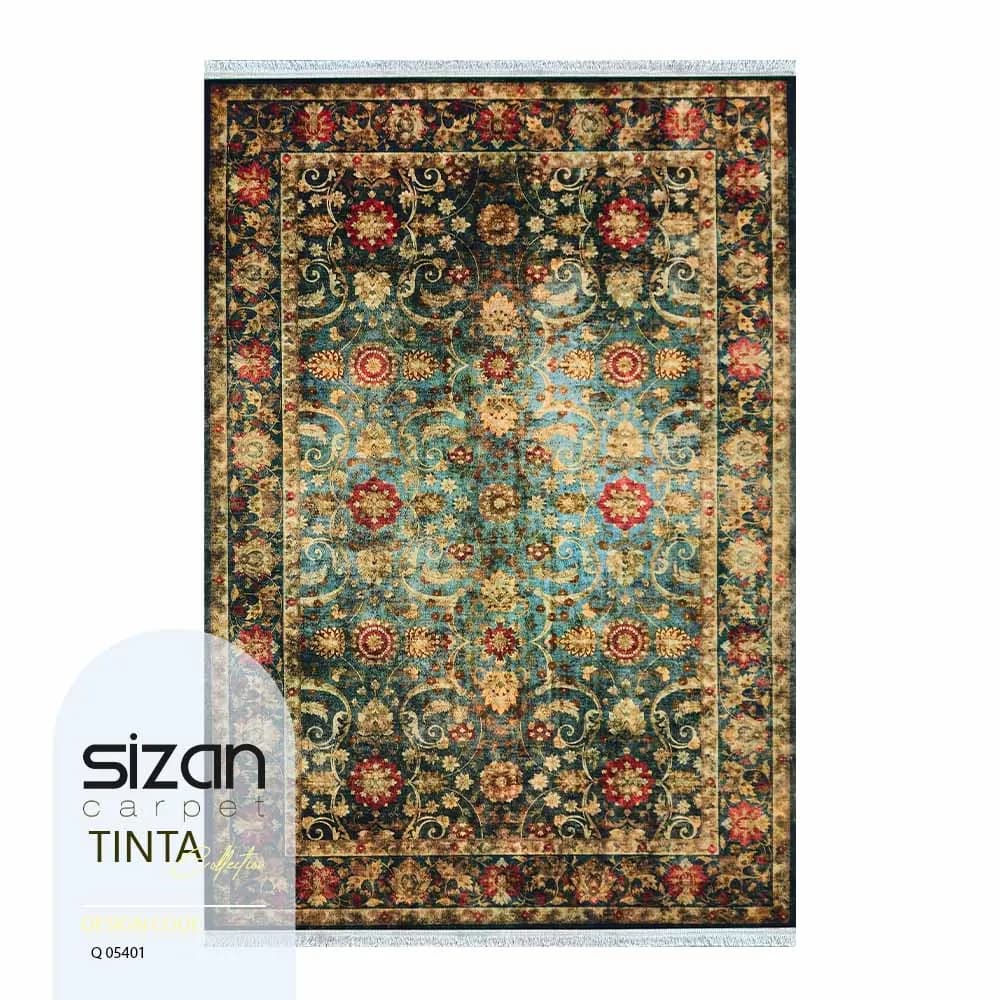 فرش ماشینی کلکسیون تینتا طرح عتیق کد Q 05401