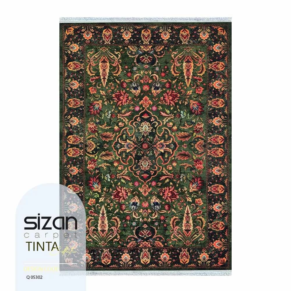 فرش ماشینی کلکسیون تینتا طرح عتیق کد Q 05302
