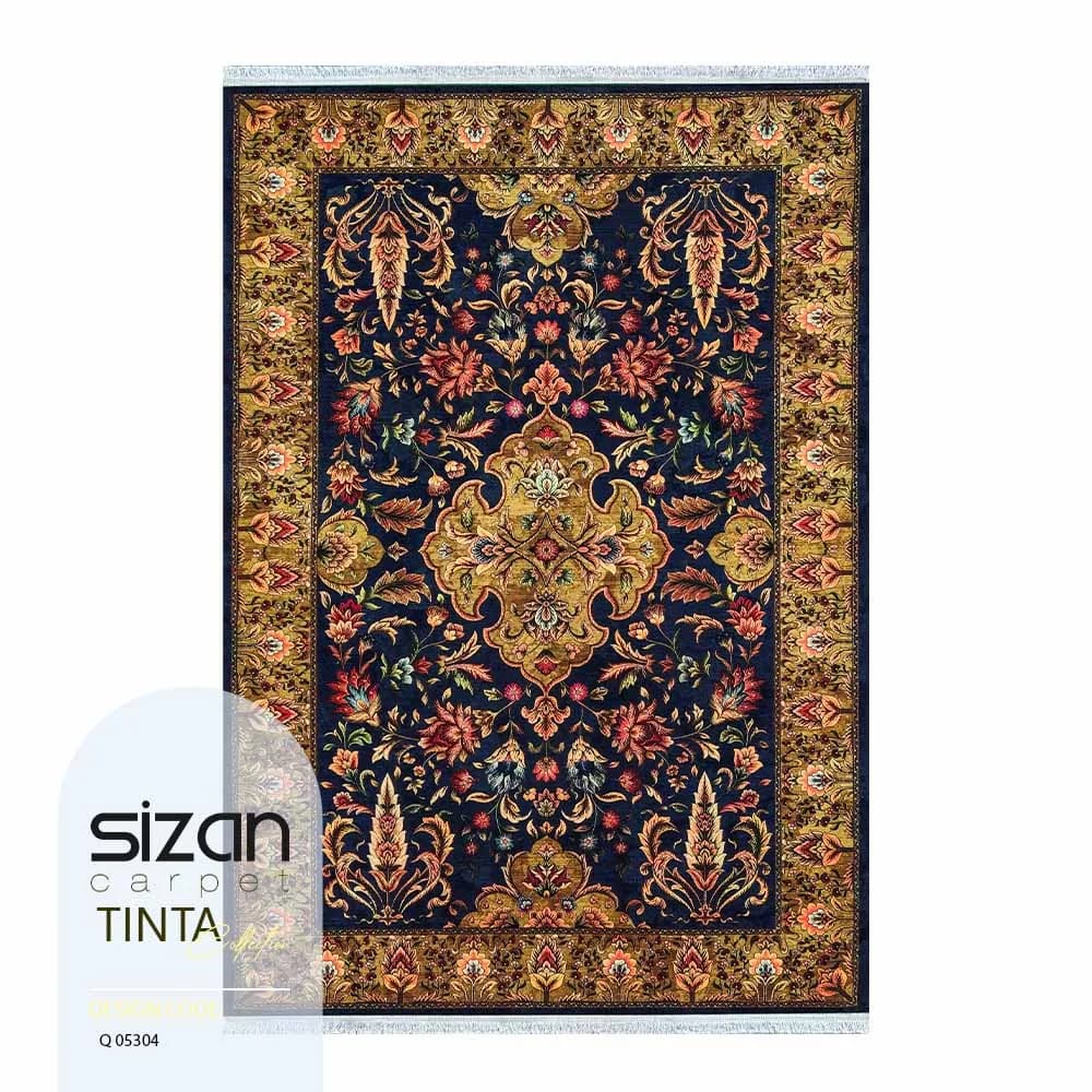 فرش ماشینی کلکسیون تینتا طرح عتیق کد q 05304
