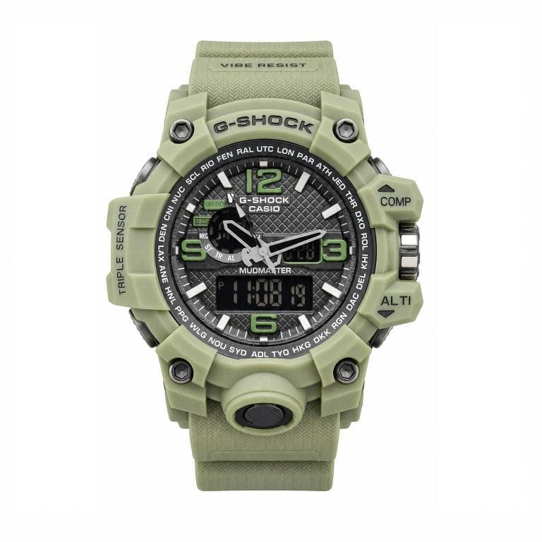 ساعت مردانه کاسیو جی شاک دو زمانه سبز CASIO GSHOCK