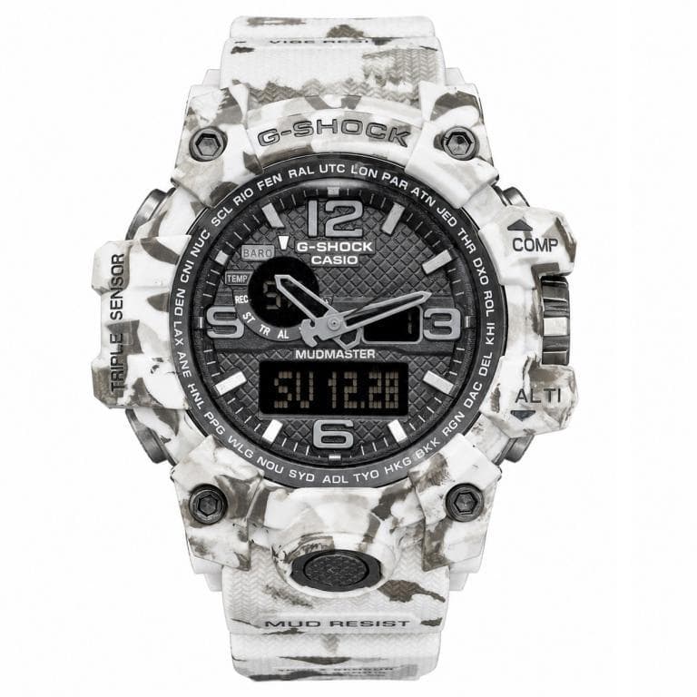 ساعت مردانه کاسیو جی شاک دو زمانه طوسی چیریکی CASIO GSHOCK
