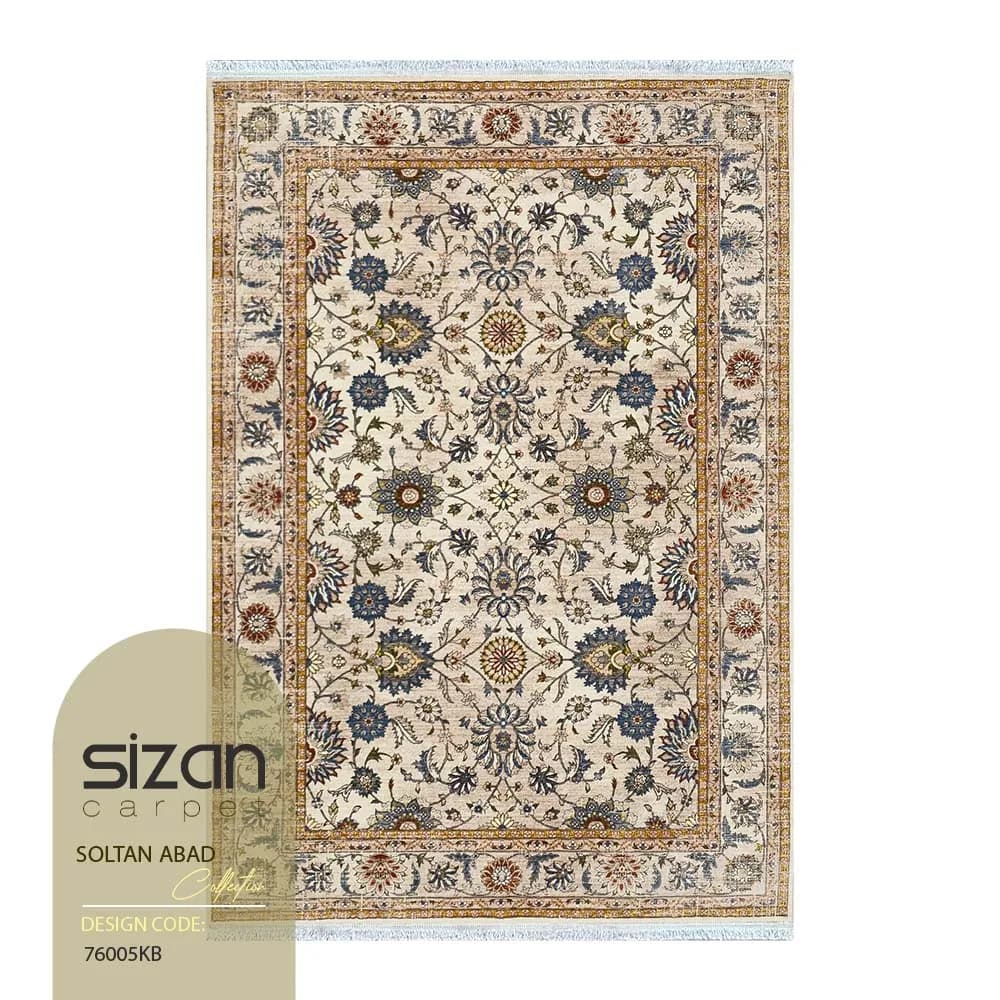 فرش ماشینی طرح سلطان آباد کد 76005kb