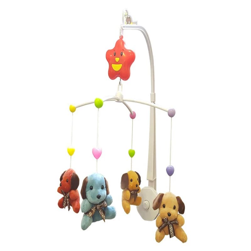 آویز تخت کودک مدل خرسی Happy Shaking Bell — تصویر ۲