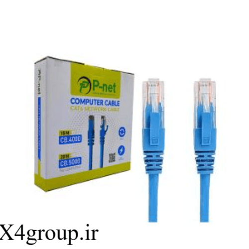 کابل شبکه پک مقوایی cat6 15m P-NET