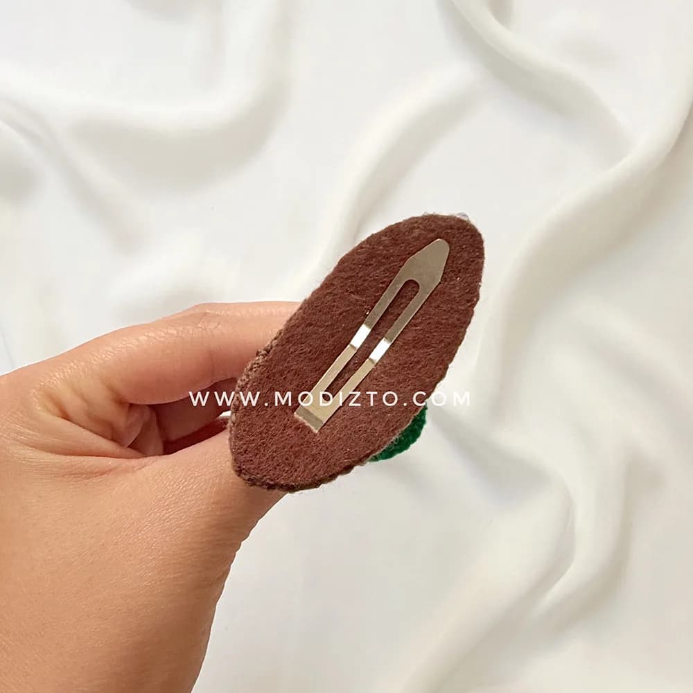 گیره مو بافتنی جوانه — تصویر ۶