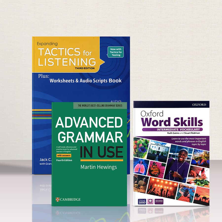کتاب خودآموز زبان انگلیسی سطح Advanced پک 3 جلدی