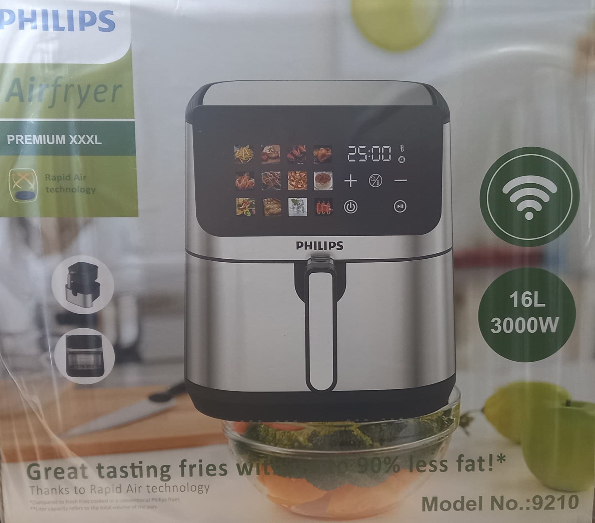سرخ کن بدون روغن فیلیپس مدل 9210 ظرفیت ۱۶ لیتر
