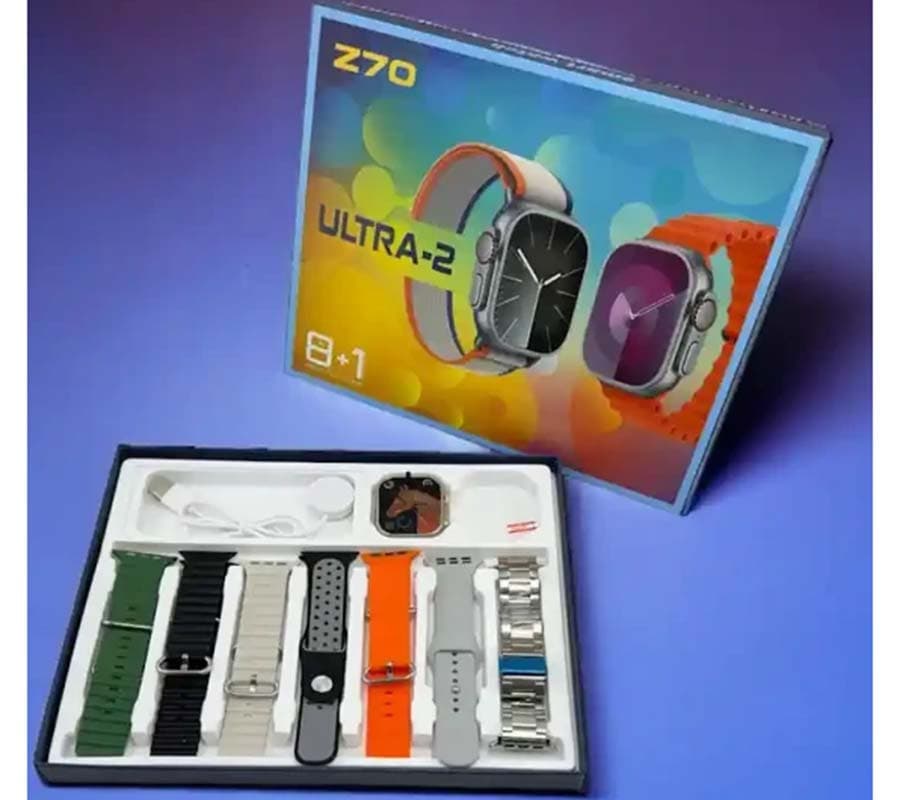 ساعت اپل واچ سری 8 اولترا مدل z70 Ultra2 با 7 رنگ بند