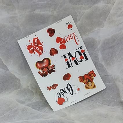 استیکر تزئینی – کد 52