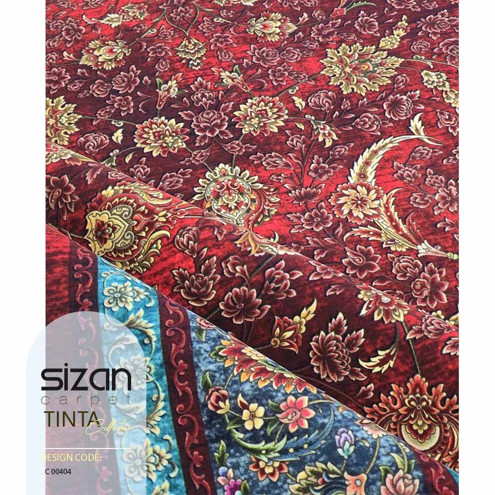 فرش ماشینی کلکسیون تینتا طرح برلیان کد C 00404 — تصویر ۲