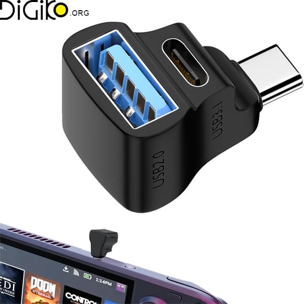 تبدیل TYPEC به USB و TYPEC مادگی مینی تک — تصویر ۲