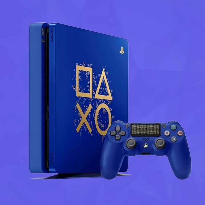 پلی استیشن ۴ اسلیم 1 ترابایت کپی خور (باندل DAYS OF PLAY blue)