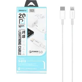 کابل شارژ USB-C به Lightning انستی ANSTY مدل S-013 طول 1 متر