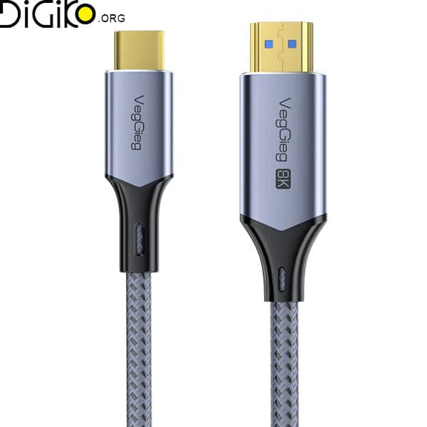 کابل TYPE-C به HDMI 8K وگیگ V-Z104 — تصویر ۳