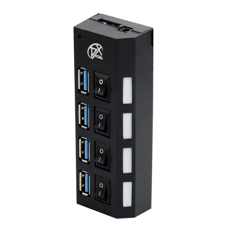 هاب ۴ پورت X4-TECH usb 3.0 مدل X401