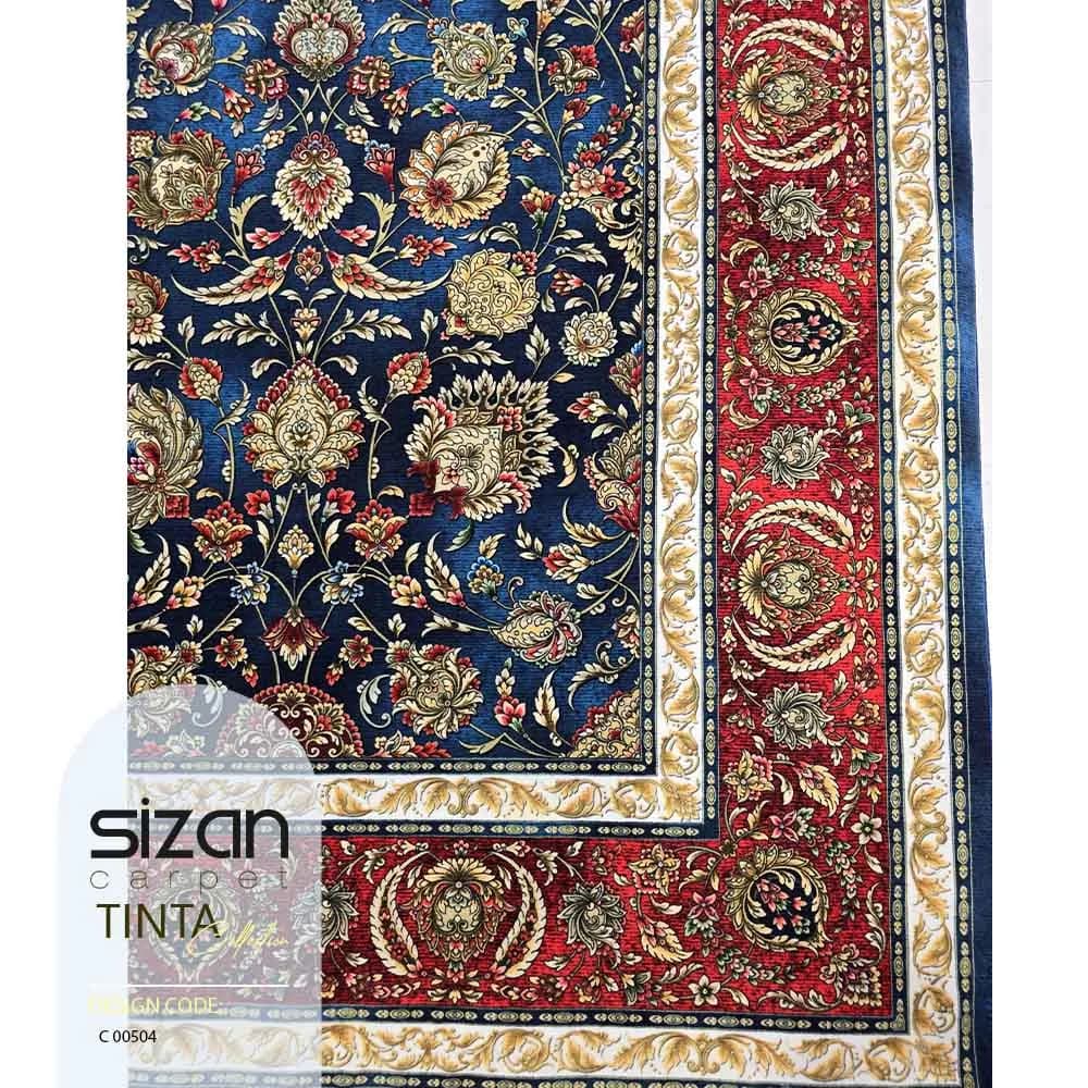 فرش ماشینی کلکسیون تینتا طرح الماس کد C 00504 — تصویر ۳