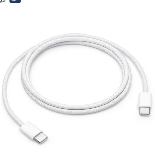 کابل شارژ آیفون 15 | USB-C به USB-C اورجینال | فست شارژ + انتقال دیتا | کنفی و بادوام + گارانتی اصالت — تصویر ۳