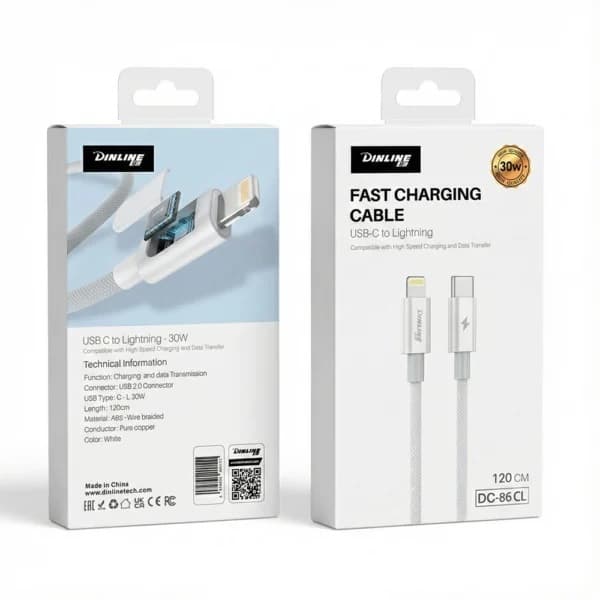 کابل USB-C به Lightning دینلاین مدل DC-86 CL
