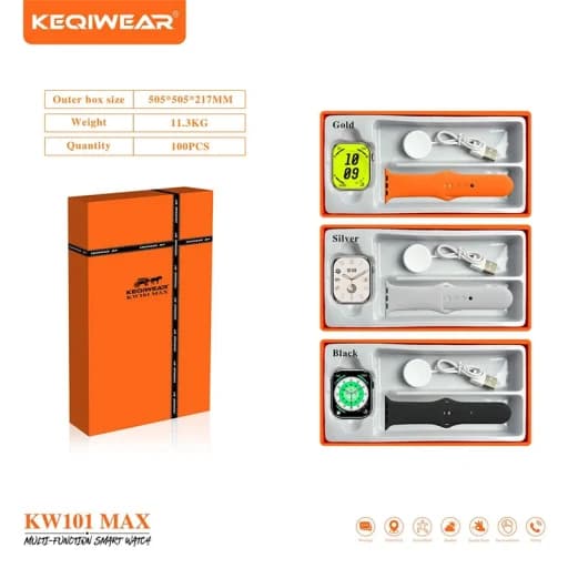 ساعت هوشمند KEQIWEAR KW101 MAX — تصویر ۹
