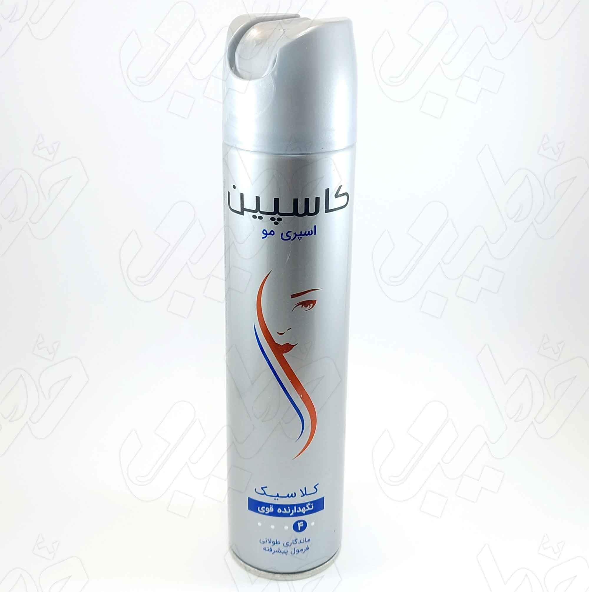 اسپری مو کلاسیک نگهدارنده قوی کاسپین 250 میل