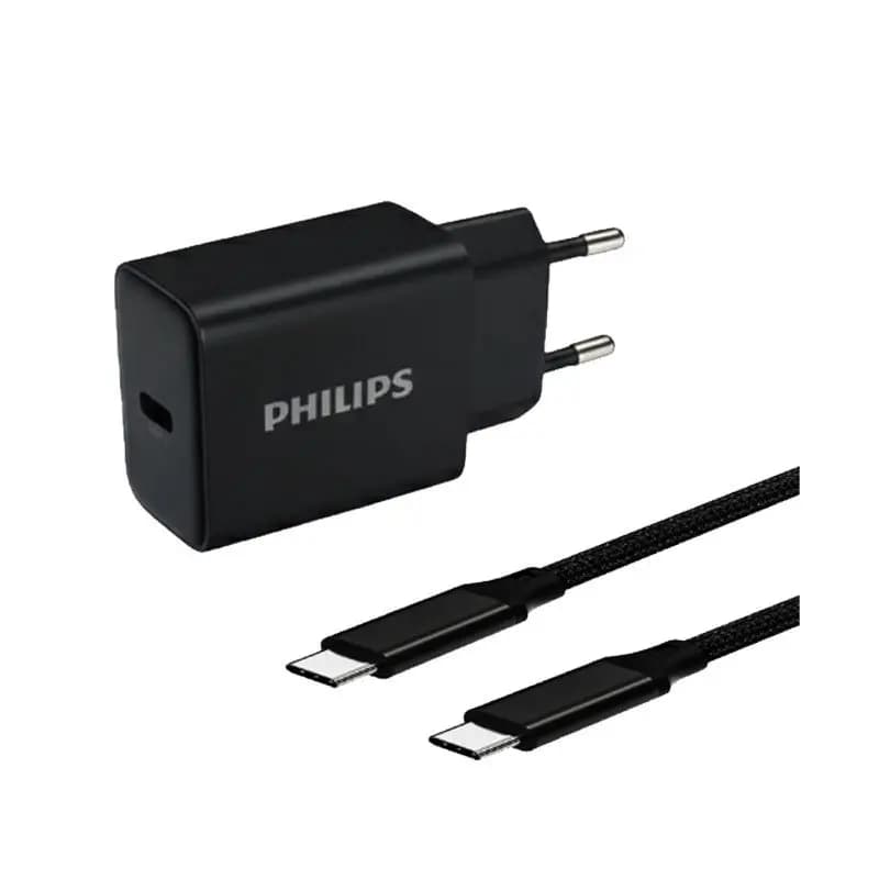 شارژر دیواری فیلیپس Philips مدل DLP5312NB – شارژر 30 وات به همراه کابل