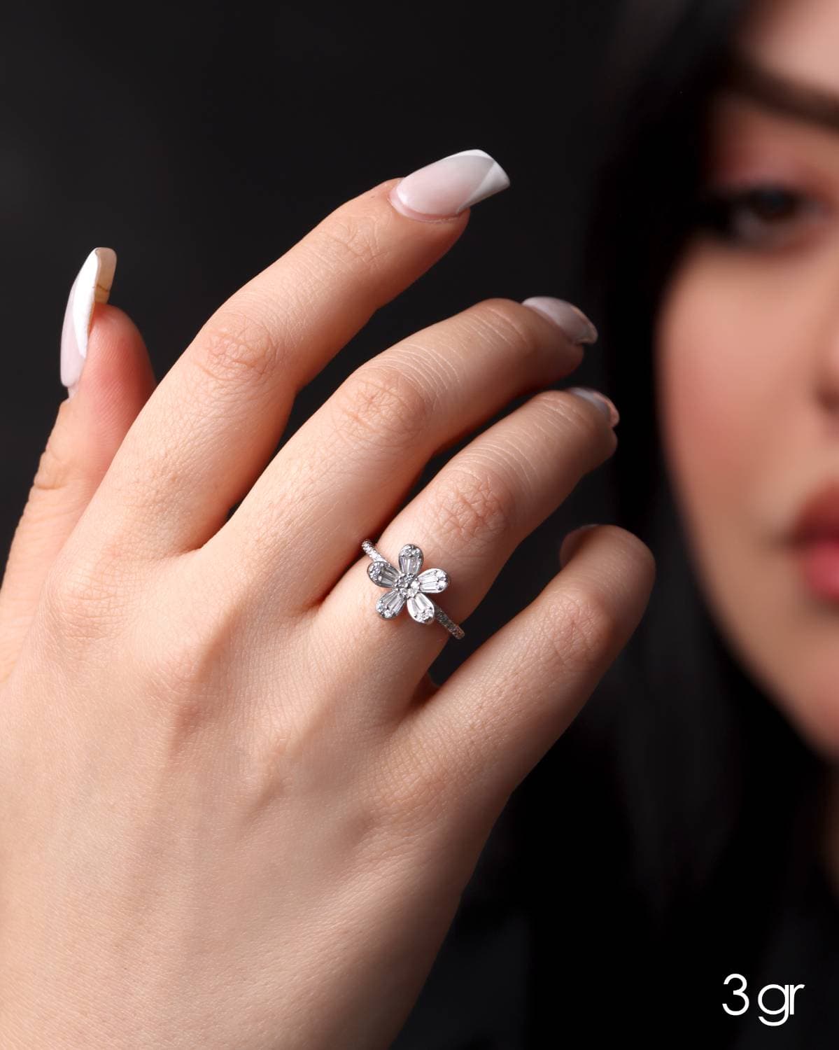 انگشتر نقره آترینا