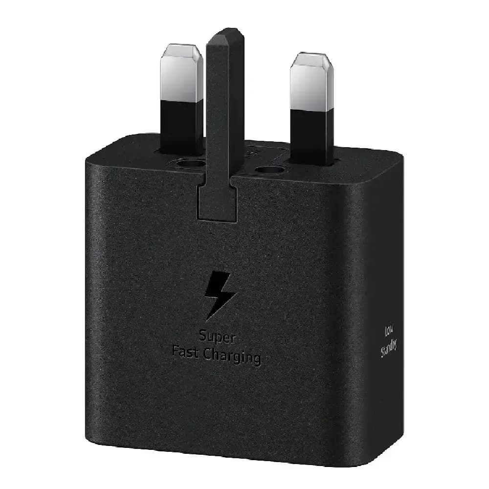 شارژر دیواری سامسونگ 25 وات مدل EP-T2510 اصلی ساخت ویتنام 100% اورجینال + گارانتی تعویض | Charger Samsung EP-T2510 25W Three Pin Original