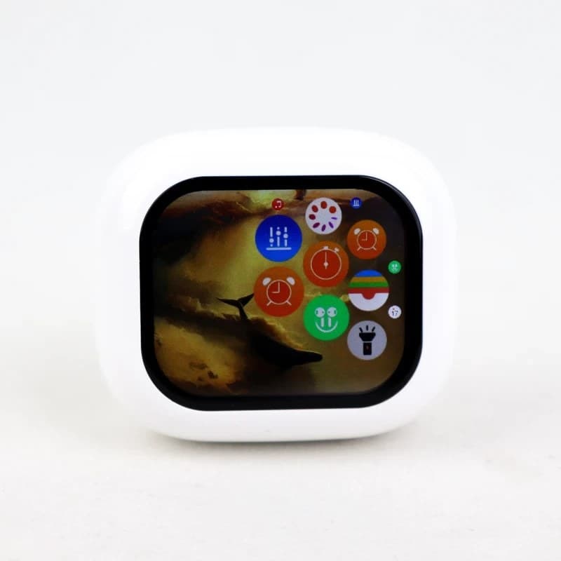 هدفون بی‌سیم بلوتوثی ویزمی (WISME) مدل WT-7 LCD Touch ANC با نمایشگر لمسی و کیس شارژ هوشمند